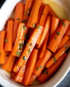 1 Small (5-3/4 Long Or Less) Glazed Carrots