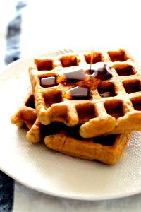 1 Square (9 Square) Nut and Honey Waffle