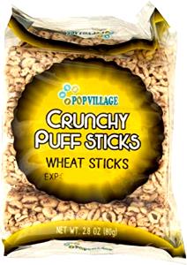 1 stick (10 g) Crunchy Puff Sticks Wheat Sticks