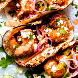 1 taco (181 g) Baja Style Shrimp Taco