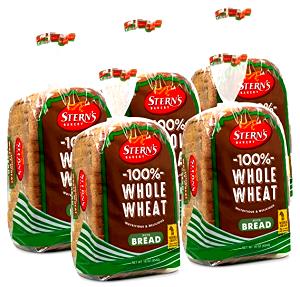 1 Thin Slice (3-3/4 X 5 X 3/8) 100% Whole Wheat Bread (Home Recipe or Bakery)