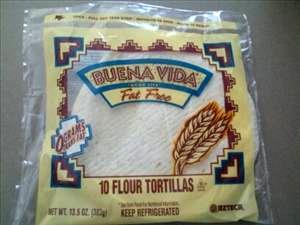 1 tortilla (39 g) Buena Vida Fat Free Flour Tortillas