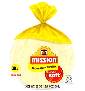 1 tortilla Yellow Corn Tortilla