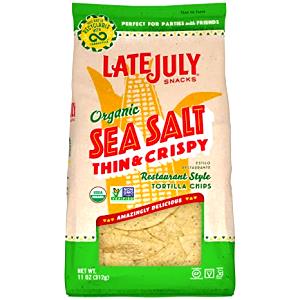 10 chips (1 oz) Organic Sea Salt Thin & Crispy Restaurant Style Tortilla Chips