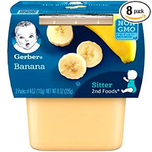 100 G Baby Food Jarred Oatmeal with Applesauce and Bananas