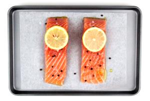 100 G Baked or Broiled Salmon