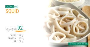100 G Broiled Baked Squid