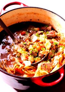 100 G Cabbage with Meat Soup