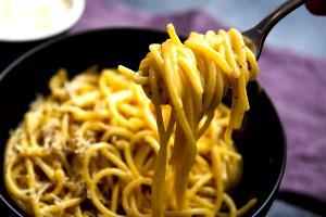 100 G Pasta with Carbonara Sauce