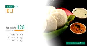 2 pieces (85 g) Idli