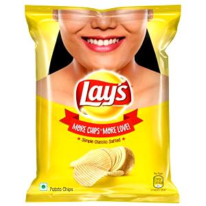 20 chips (28 g) No Salt Added Original Potato Chips