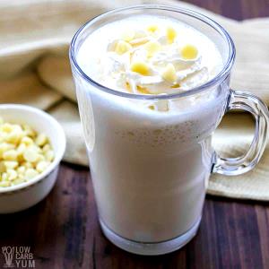 265 Grams HOT CHOCOLATE - Small - 2% Milk - White Chocolate - No Whip