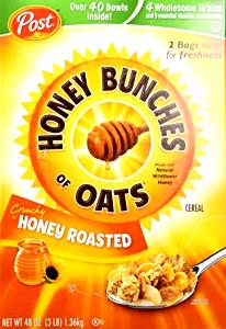 3/4 cup (30 g) Honey Bunches of Oats with Chocolate Bunches