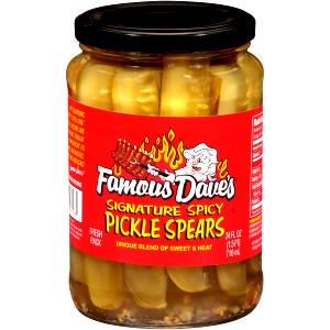 3/4 spear (1 oz) Spicy Maple Bourbon Pickle Spears