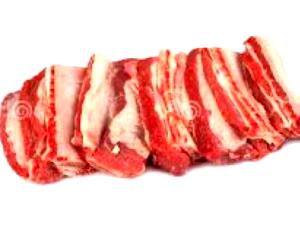 3 Oz Beef Ribs (Whole, Lean Only, Trimmed to 1/2 Fat, Prime Grade, Cooked, Broiled)