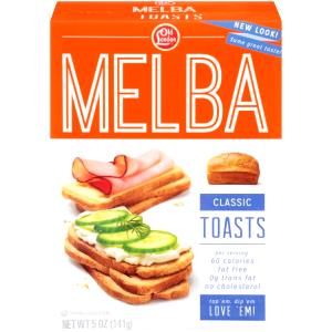 3 pieoces (17 g) Melba Toast Classic