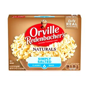 4 1/2 Cups Popcorn, Natural, Simply Salted