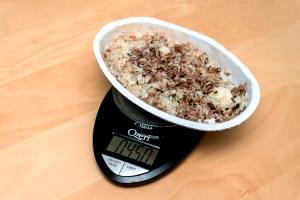 4 Oz Burrito Bowl Ingredient, White Rice