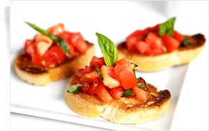 4 pieces Bruschetta