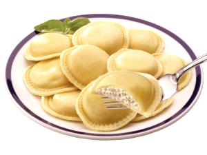 5 raviolis (150 g) Large Round Cheese Ravioli
