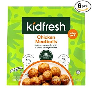6 meatballs (80 g) Mighty Meaty Chicken Meatballs