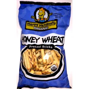 8 pretzels (1 oz) Organic Honey Wheat Pretzel Sticks