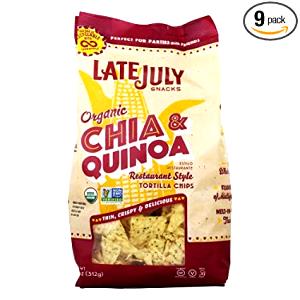 9 chips (1 oz) White Quinoa Tortilla Chips