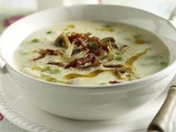 Mushroom and Pea Soup